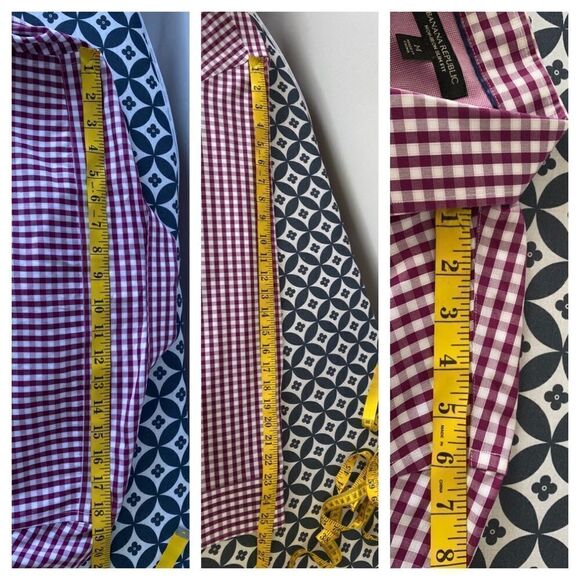 Banana Republic Men Plaid Slim fit shirt - Picture 3 of 8